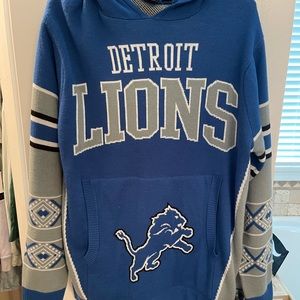 DETROIT LIONS NFL SWEATER SIZE LARGE